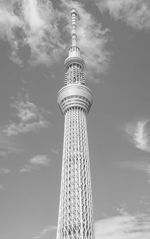 東京スカイツリー周辺 街頭カメラステム